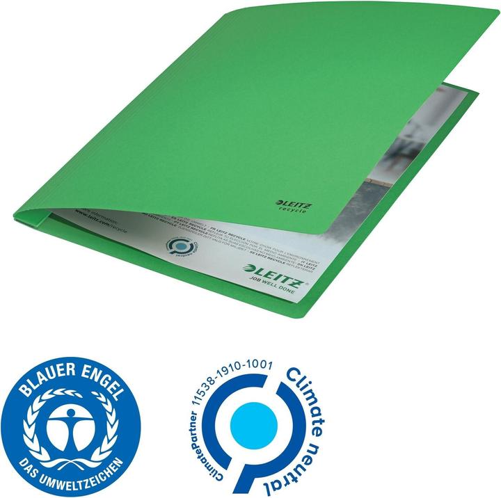 Produktbild Leitz Schnellhefter Recycle A4 Grün, 10 Stück (A4, 10 x)