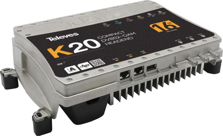 Televes K20-16 Compacte headend 16 transponders DVB-S2" QAM (Multischakelaar)