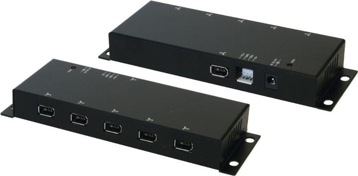 Actual product image Exsys FireWire 1394 6 Port Metall HUB (FireWire, 6 Ports)