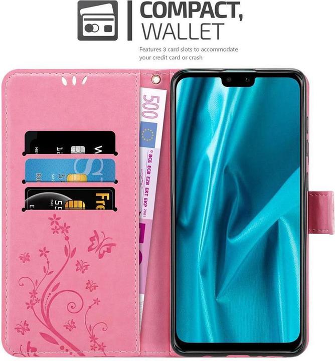 Productafbeelding Cadorabo Bloemen Boekomslag (Huawei Y9 (2019))