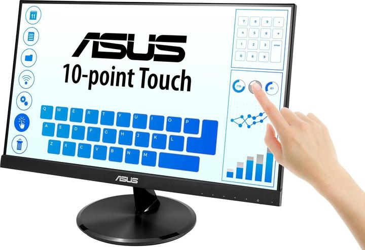 ASUS Touch LCD VT229H 21.5", touchscreen, IPS, FHD, 1920 x 1080 pixels, 5 ms, 250 cd (1920 x 1080 pixels, 21.50")