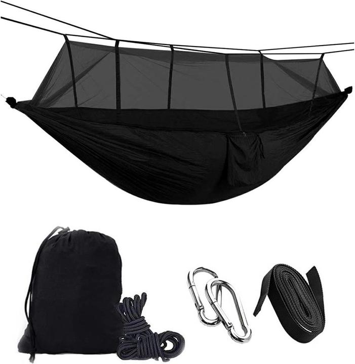 Immagine prodotto Aptel Amaca con zanzariera ACTIVE SUMMER, 260x140 cm, nero (200 kg)
