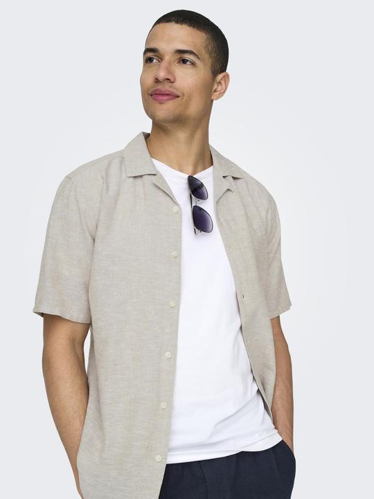 Image du produit Only & Sons Chemise unie à manches courtes (M)