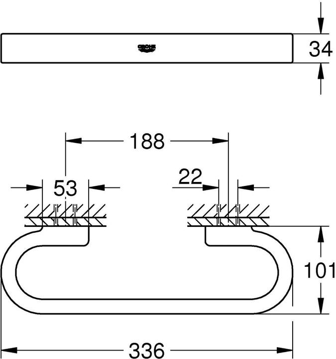 Immagine prodotto Grohe Selezione maniglia vasca