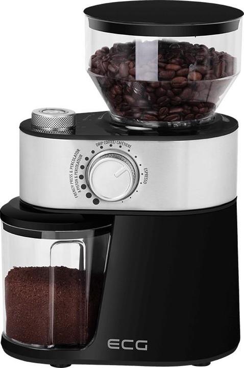 Productafbeelding ECG Koffiezetapparaat Elektrische koffiemolen KM 1412 Aromatico, 200W, 18 maalinstellingen, 2 - 12
