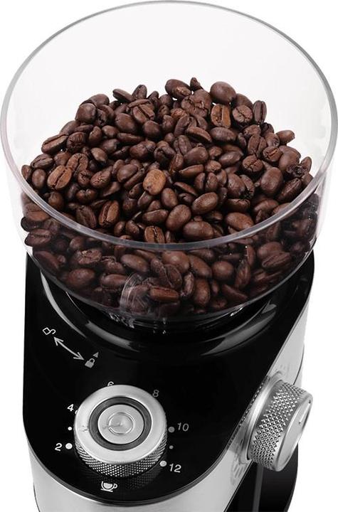 Productafbeelding ECG Koffiezetapparaat Elektrische koffiemolen KM 1412 Aromatico, 200W, 18 maalinstellingen, 2 - 12