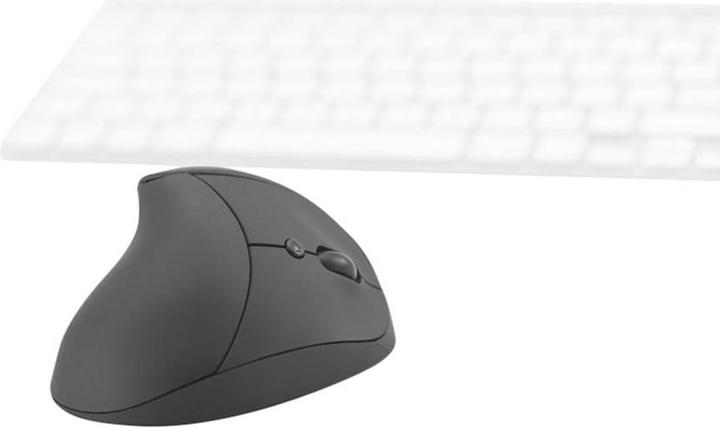 Produktbild Digitus Ergonomischer vertikaler kabelloser 6 Tasten 1600 dpi schwarz (Kabellos)