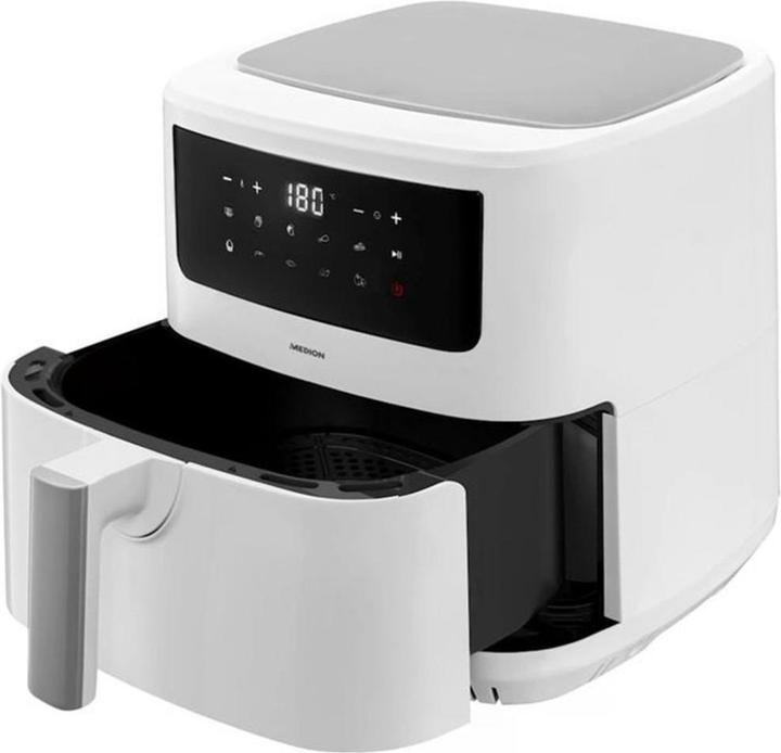 Actual product image Medion MD 11750 Life P10 XL Duo deep fryer 6.8 litre, white