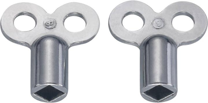 Actual product image Diaqua Radiator key 2 pieces 5mm
