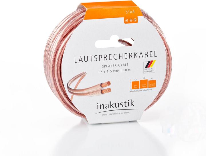 Actual product image Inakustik Star (10 m, 1.50 mm²)