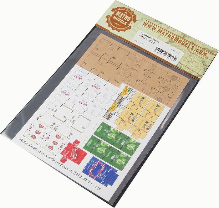 Actual product image Matho Models Cardboard Boxes - SMALL SET 1