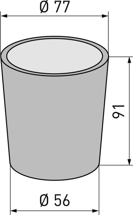 Produktbild Diaqua Zahnglas (Ø 8 cm, Ø 5.5 cm, Ø 9 cm)