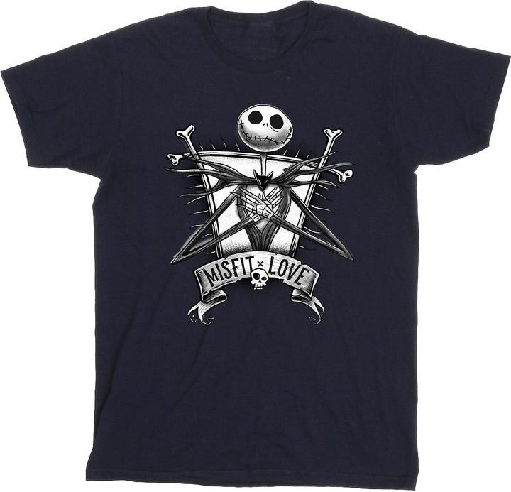 Actual product image Disney Mens The Nightmare Before Christmas Misfits Love T-Shirt (M)