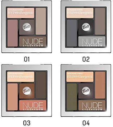 Image du produit Bell Cosmetics Ombre à paupières HypoAllergenic Nude hypoallergenic satin-cream eye shadows 01 5g (01)