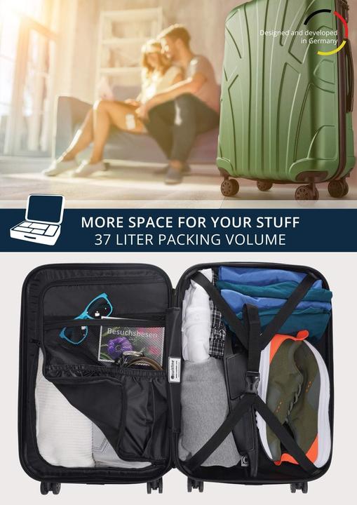 Image du produit Suitline Handgepäck Hartschalen-Koffer (34 l, Bagage à main (jusqu'à 50l))