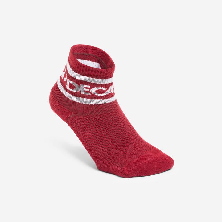 Produktbild Decathlon Socken Low 3er-Pack - rosa/weiss (39, 42)