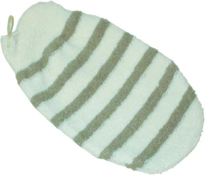 Actual product image Body Vital Cotton glove with linen stripe