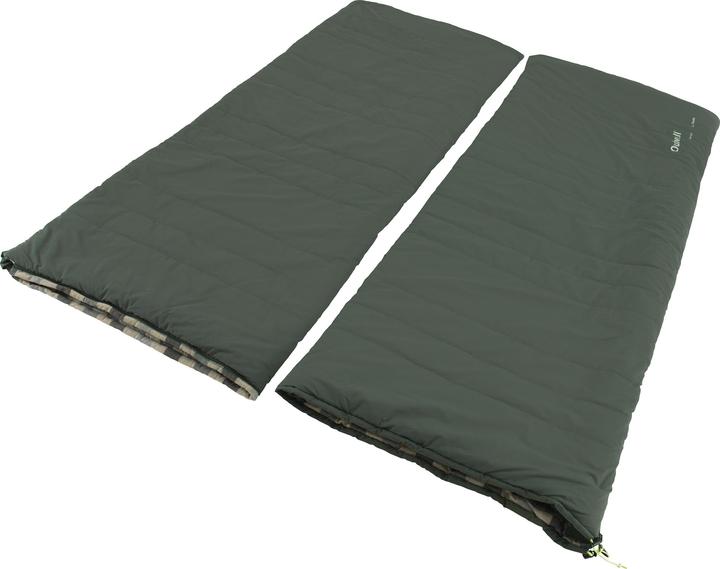 Produktbild Outwell Schlafsack Camper Lux Double Polyester, Dunkelgrün (235 cm)