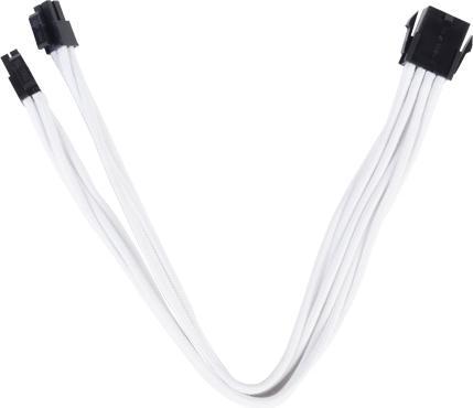 Actual product image Silverstone ATX Extension 8-8(4+4)Pin white