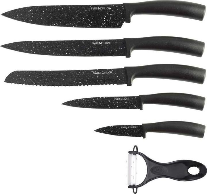 Actual product image Nenurodyta SWISS ZURICH 6-piece MARBLE knife set