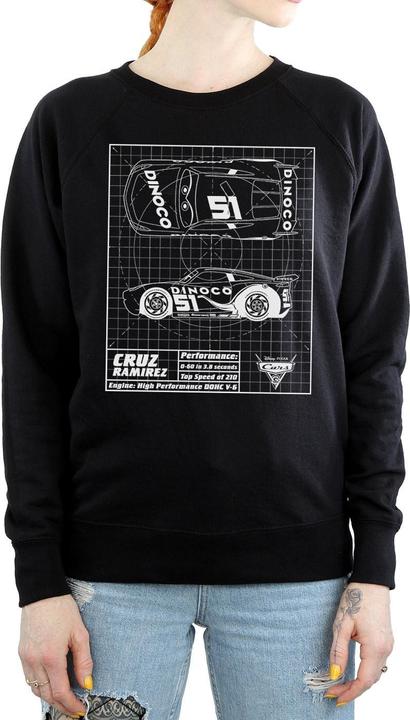 Produktbild Disney Cars Cruz Ramirez Blueprint Sweatshirt (XXL)