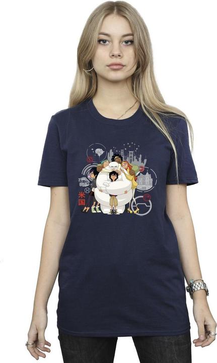 Image du produit Disney - T-shirt BIG HERO BAYMAX GROUP HUG - Femme (XXL)