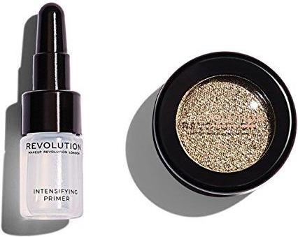 Actual product image Makeup Revolution Flawless Foils Metallic Eye Shadow + Retreat Base
