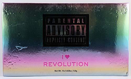 Image du produit Makeup Revolution I Heart Revolution Palette 18 Eye Shadow Set Parental Advisory 1op.