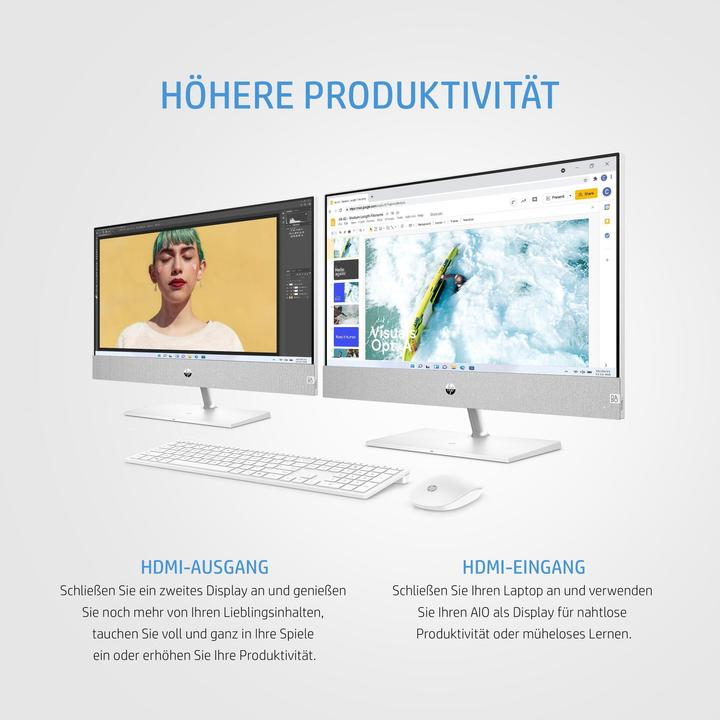 Image du produit HP Pavilion 27-ca0401ng (AMD Ryzen 7 5700U, 16 Go, 1000 Go)