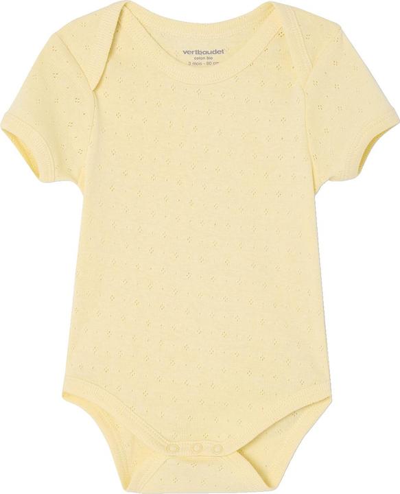 Produktbild Vertbaudet Bio-Kollektion: 2er-Pack Baby Kurzarm-Bodys aus Jersey (74)