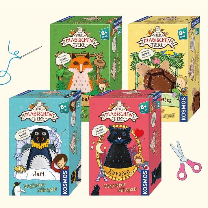 Actual product image Kosmos The School of Magical Animals - Magical Sewing Fun Juri