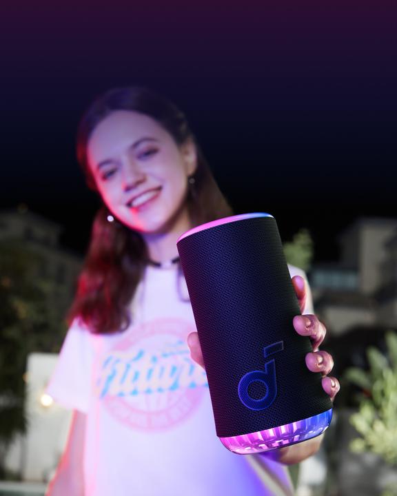 Produktbild soundcore Głośnik Glow Czarny (18 h, Stromversorgung über USB)