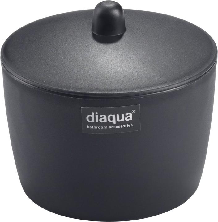 Actual product image Diaqua Cotton jar Trend Frosted anthracite transparent