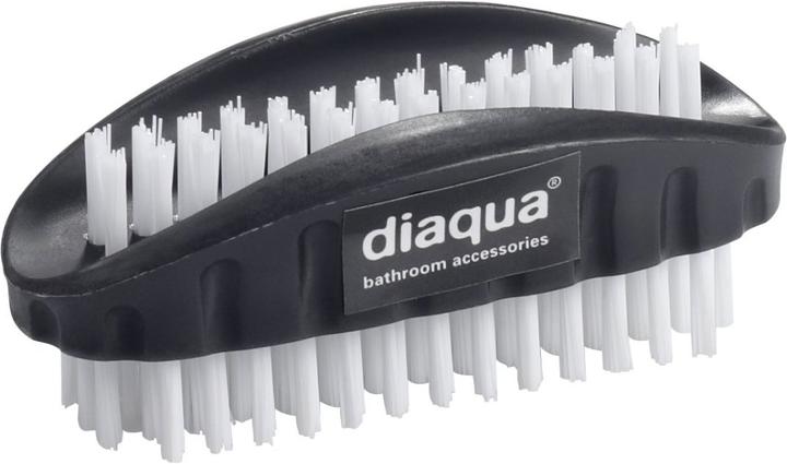 Actual product image Diaqua Nail brush Trend Frosted anthracite transparent