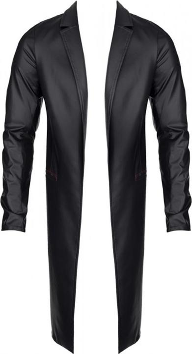 Actual product image Regnes Fetish Planet Men's Wetlook Coat "RMSergio001 (4XL)