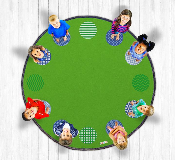 Actual product image Achoka Play carpet morning circle (200 x 200 cm)