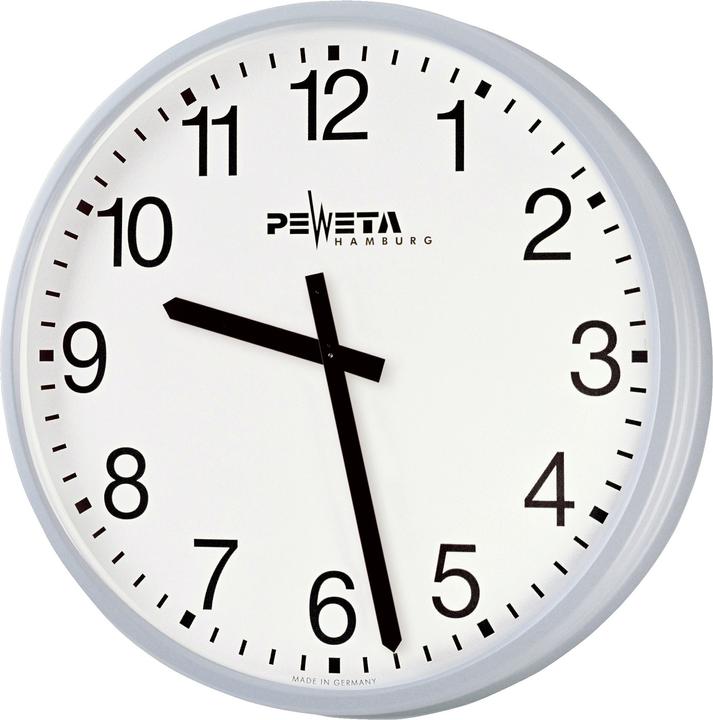 Peweta Grossraum-Wanduhr ø 52 cm, Batteriebetrieb (52 cm)