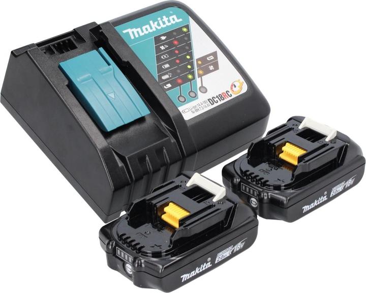 Immagine prodotto Makita DCL 184 RA Aspiratore senza filtro 18 V - 54 mbar - 0,5 l + 2x Batterie 2,0 Ah + Caricatore