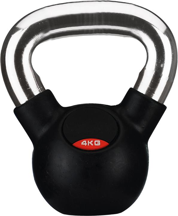 Image du produit Sport-Thieme Kettlebell caoutchouté avec poignée lisse en chrome (1 x 6 kg)