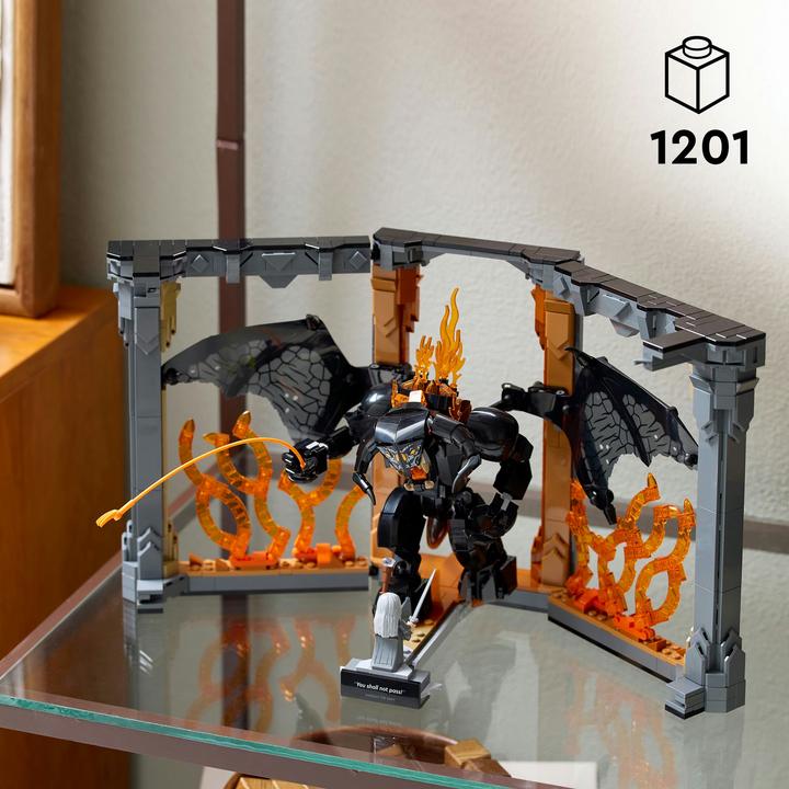 Actual product image LEGO The Lord of the Rings: Balrog™ bookend (10367, LEGO Icons)