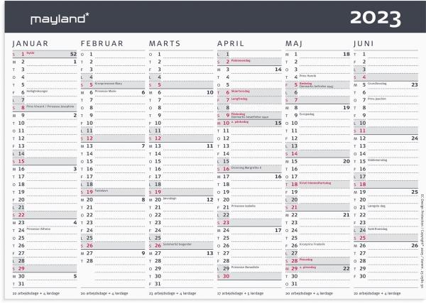 Image du produit Mayland-Burde Calendrier A5 moderne 2023 (A5)