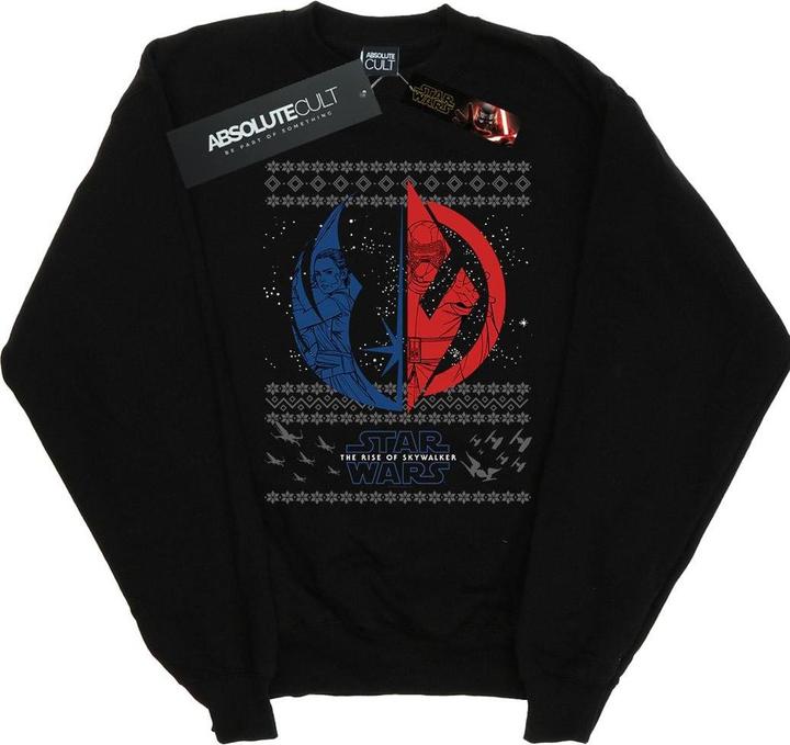 Produktbild Star Wars The Rise Of Skywalker Christmas Split Symbol Sweatshirt (S)