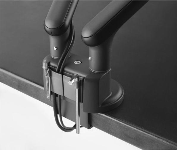 Actual product image One for All Monitor mount design dual black (Table, 35")