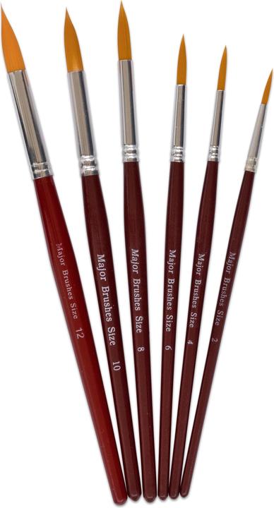 Actual product image Betzold Painting brush set with 6 pieces