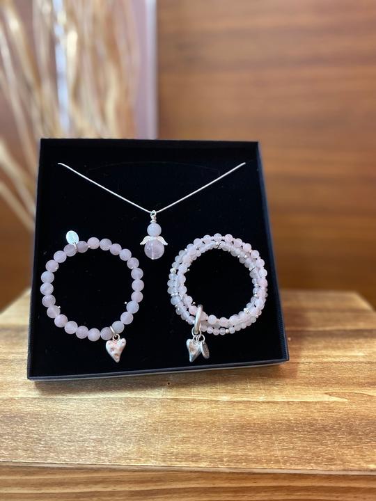 Produktbild Andreani Geschenkset "Engel" aus Rosenquarz