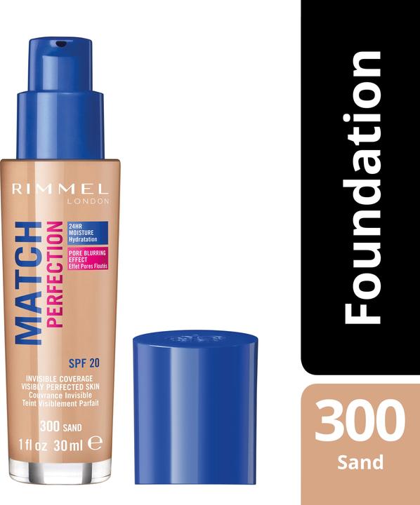 Actual product image Rimmel London Match Perfection SPF20 (300 Sand)