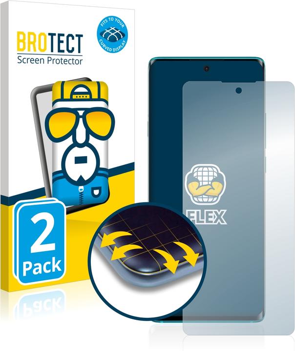 Produktbild BROTECT Full-Cover Displayschutz (2 Stück, TCL 20 Pro 5G)