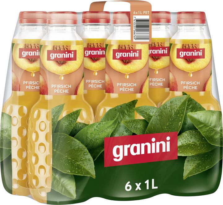 Immagine prodotto Granini Pesca PET 95(6x1L) CH (6 x 100 cl)
