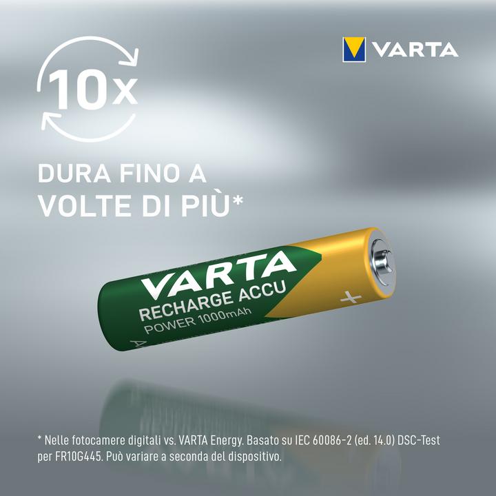 Produktbild Varta Recharge Accu Power (2 Stk., AAA, 1000 mAh)