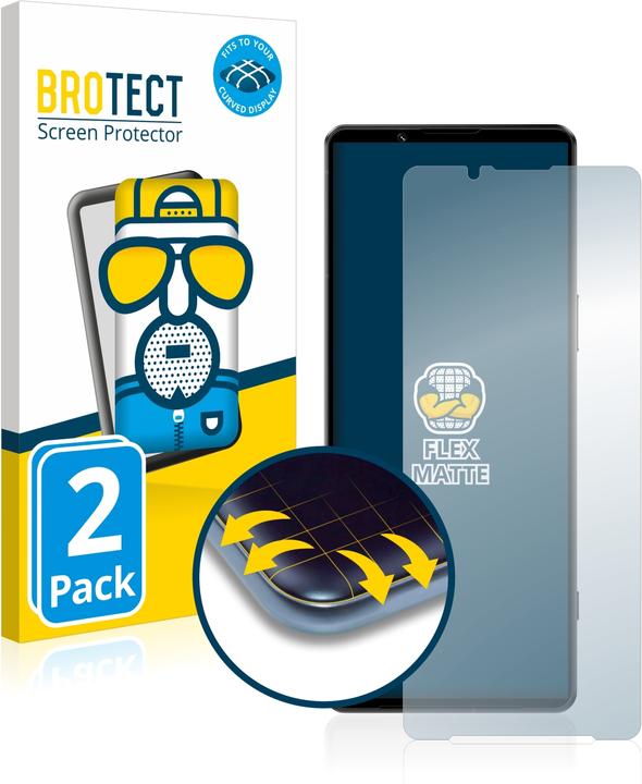 Immagine prodotto BROTECT Full-Cover Pellicola Opaca (2 Pezzo/i, Sony Xperia 1 IV)